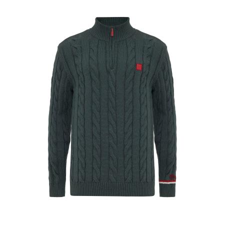 Moxx Paris Moxx Paris Trui petrol / rood / wit