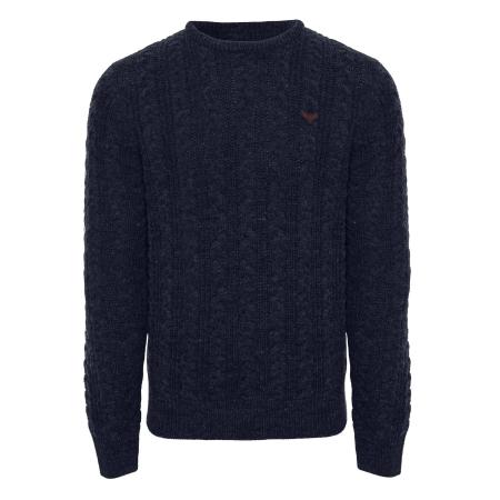 Threadbare Threadbare Trui Ely navy / rood