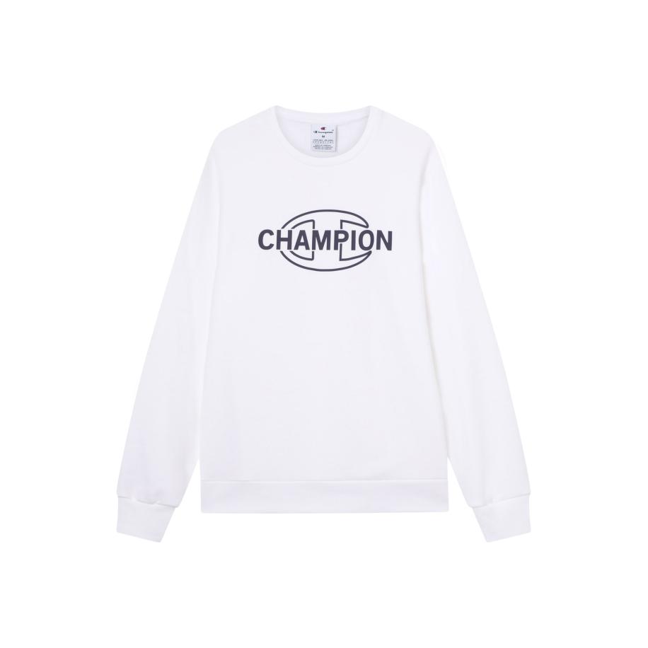 Champion Authentic Athletic Apparel Champion Authentic Athletic Apparel Sweatshirt zwart / wit -