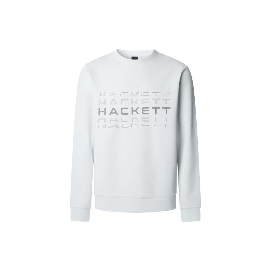 Hackett London Sweatshirt HS CLUB CREW grijs / wit Wit