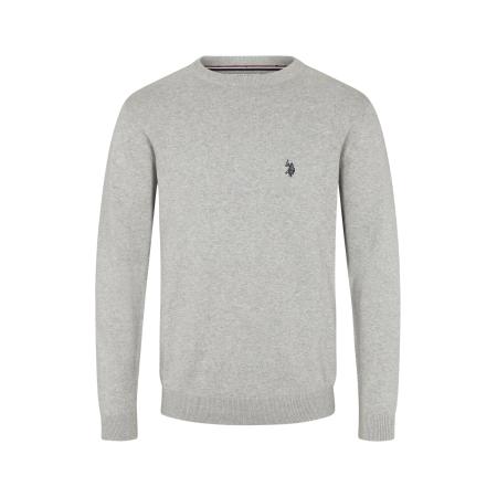 U.S. Polo Assn. U.S. POLO ASSN. Trui Adair grijs gemêleerd