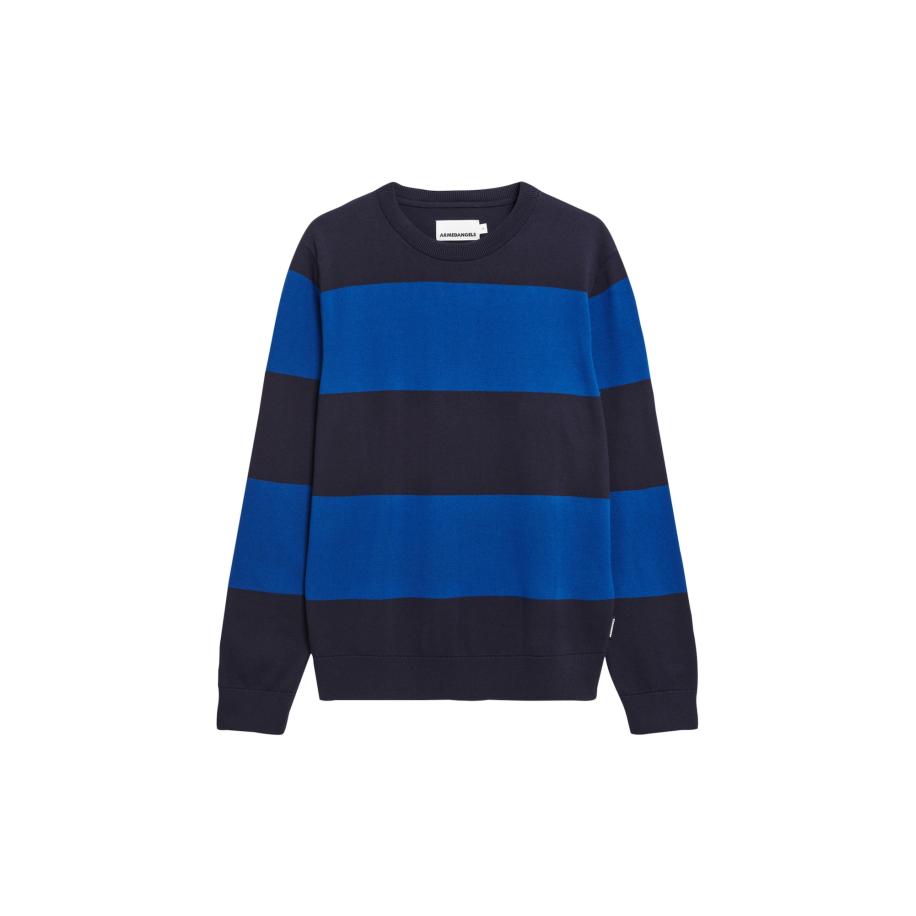 ARMEDANGELS Trui LOUKAA STRIPES donkerblauw Blauw