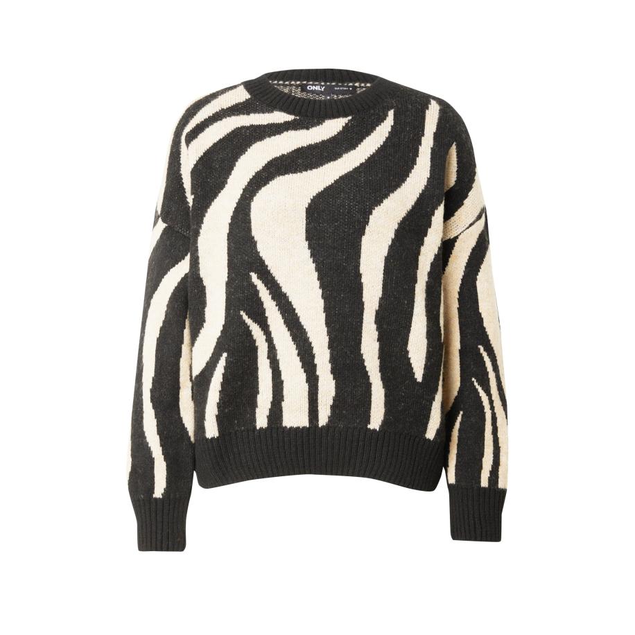 Only ONLY Trui ONLHAZEL beige / zwart -