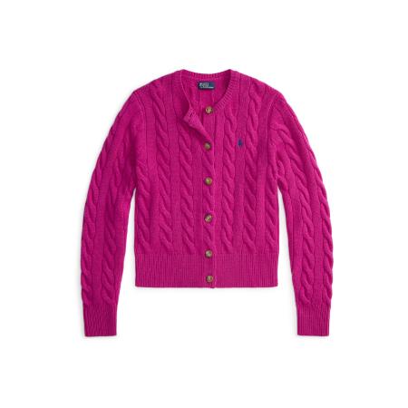 Polo Ralph Lauren Polo Ralph Lauren Gebreid vest donkerroze