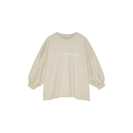 moshi moshi mind moshi moshi mind Sweatshirt Mantra taupe / wit