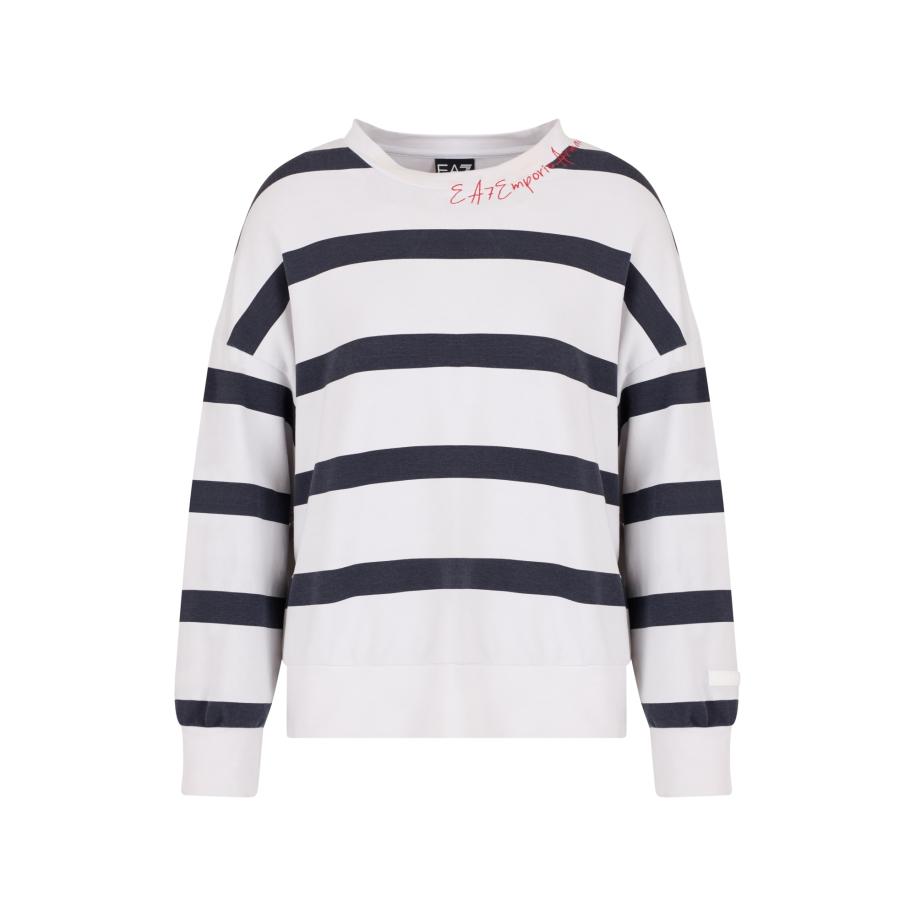 Emporio Armani EA7 Emporio Armani Sweatshirt Costa Smeralda navy / wit -