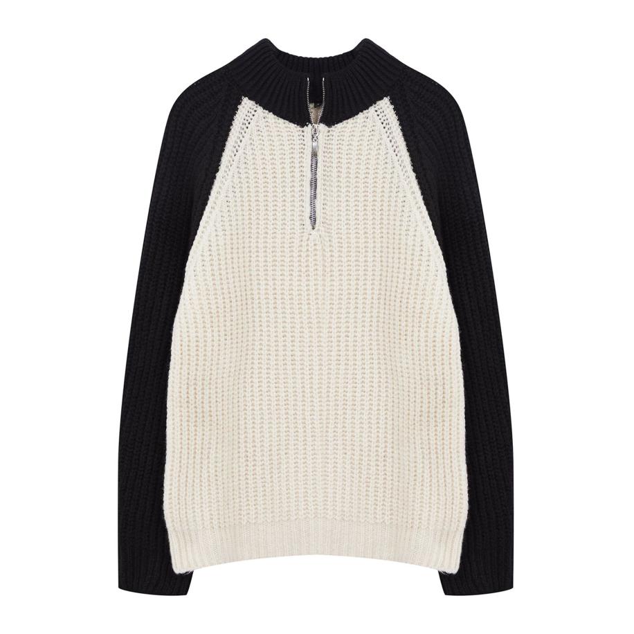 Trendyol Trendyol Trui zwart / wolwit -