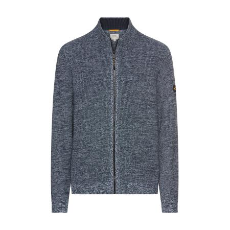 CAMEL ACTIVE Gebreid vest blauw gemêleerd