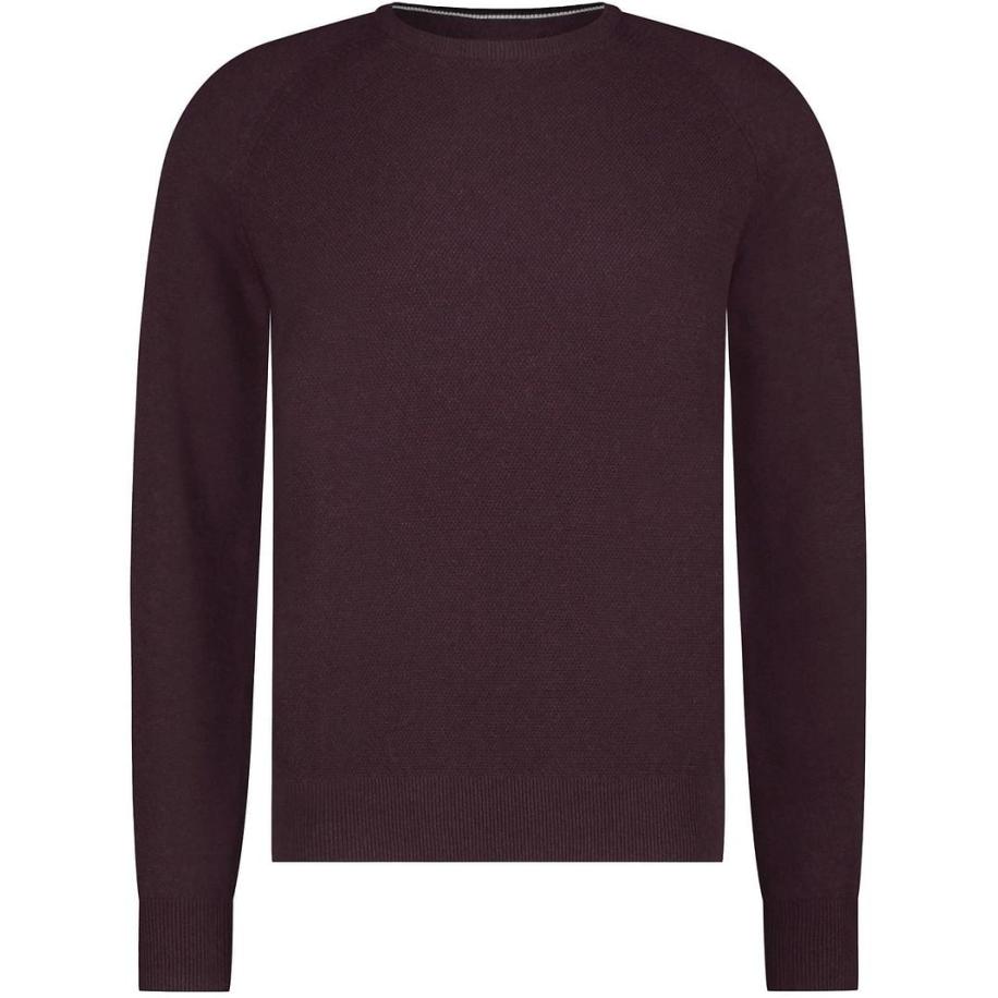 State Of Art Trui Structure Contrast Bordeaux Rood