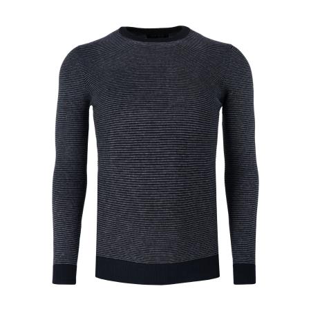 Marvelis Casual Trui ronde hals Hemel, Effen