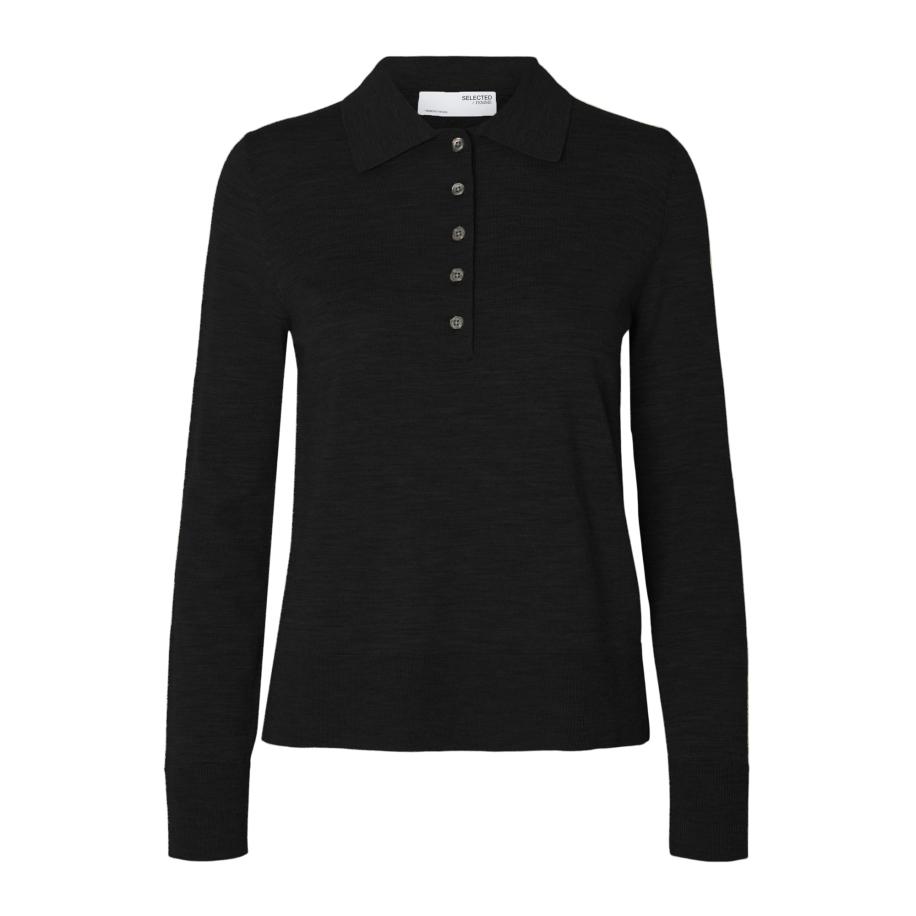 Selected SELECTED Trui SLFTHEA zwart -