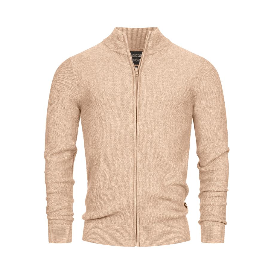 INDICODE JEANS INDICODE JEANS Gebreid vest beige -