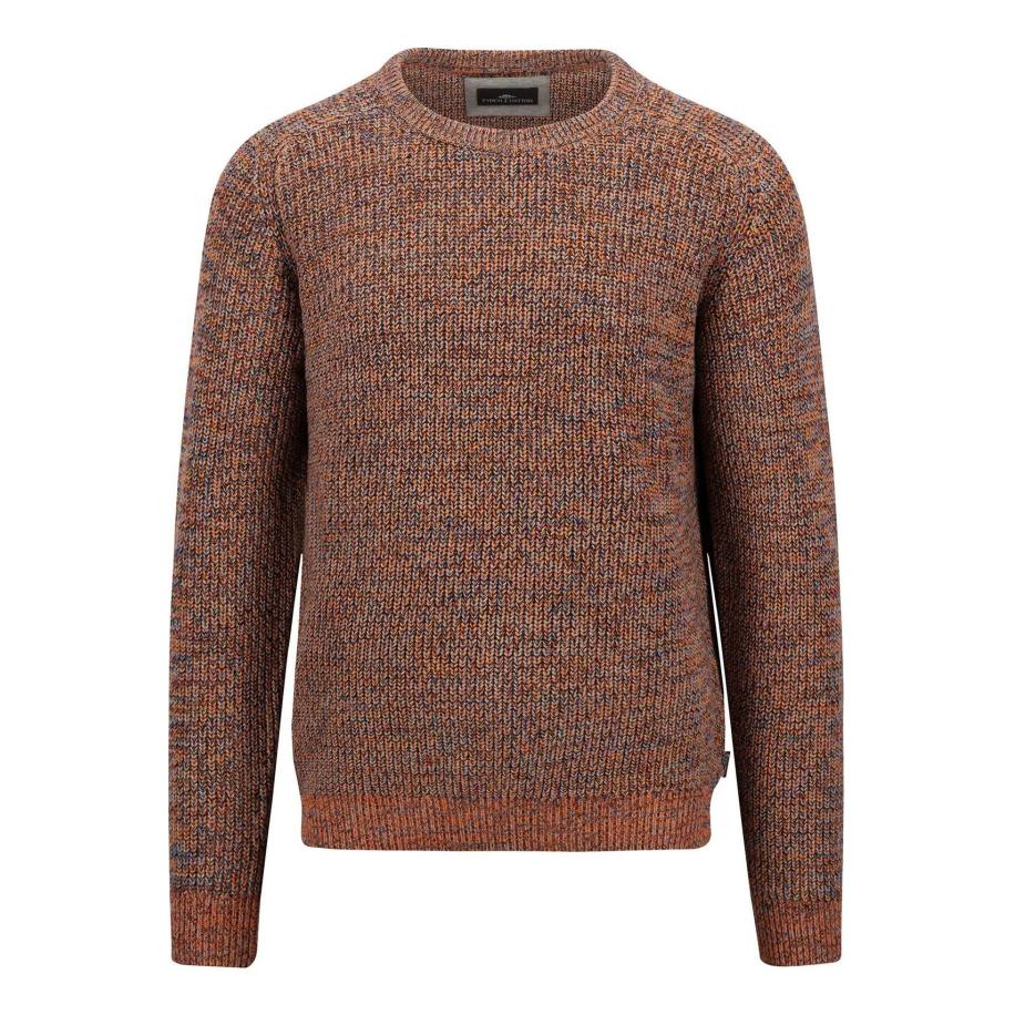 Fynch-Hatton Trui ronde hals, Effen Multicolor