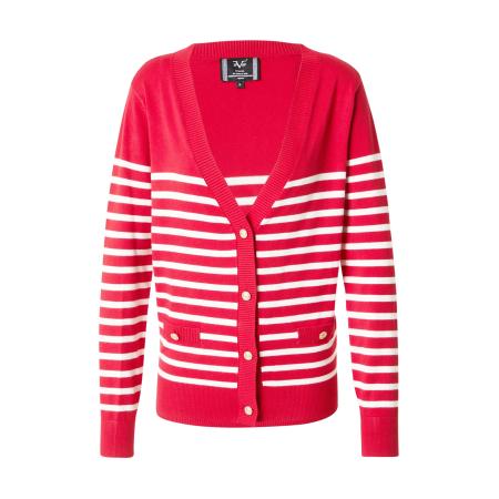 19V69 ITALIA 19V69 ITALIA Gebreid vest Fulvia rood / wit