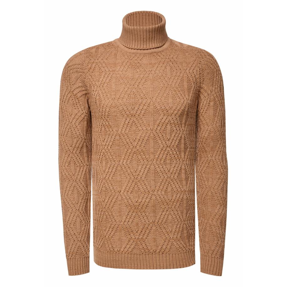 Rusty Neal Rusty Neal Trui camel -