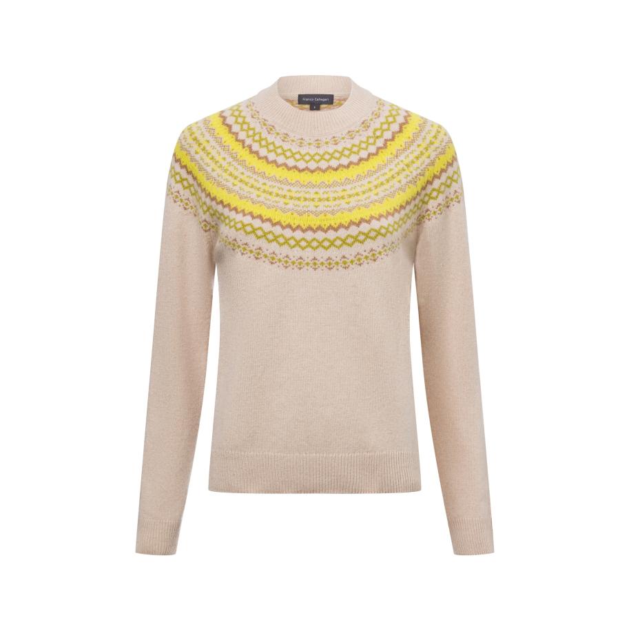 Franco Callegari Franco Callegari Trui beige / geel / groen -