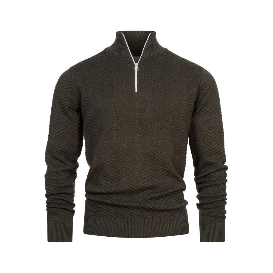 Kronstadt Kronstadt Trui Carlo donkergroen -