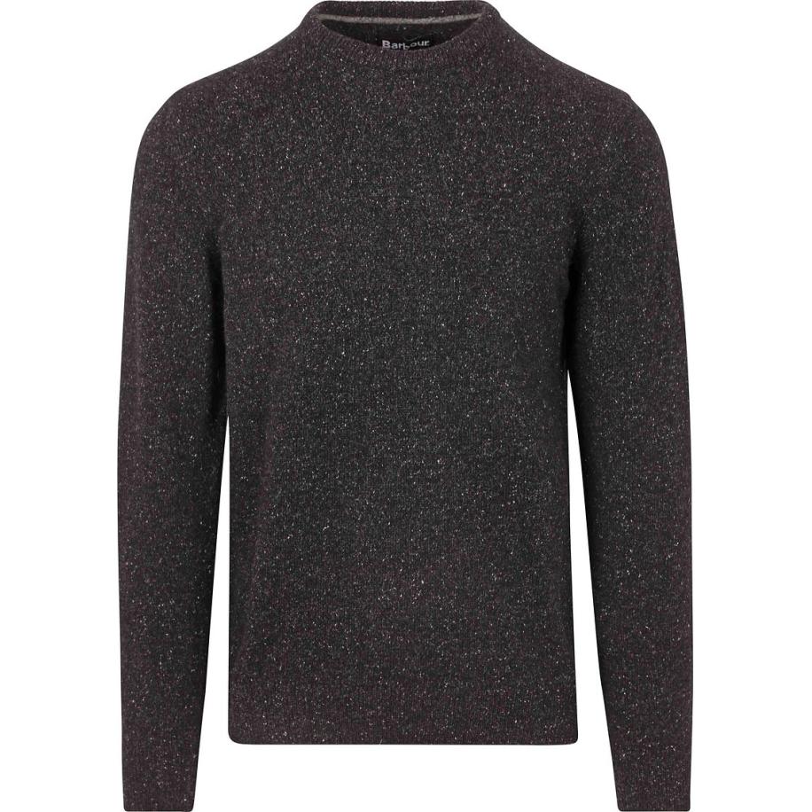 Barbour Trui Lamswol Zwart Zwart