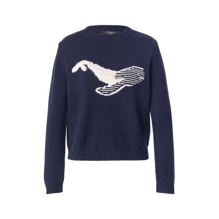 Weekend Max Mara Weekend Max Mara Trui NESPOLA beige / navy / wit