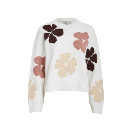 Desires DESIRES Trui Hailey beige / chocoladebruin / oudroze / wit