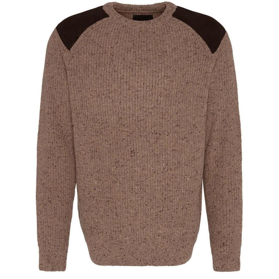 Barbour Trui Raisthorpe Lamswol Beige Bruin