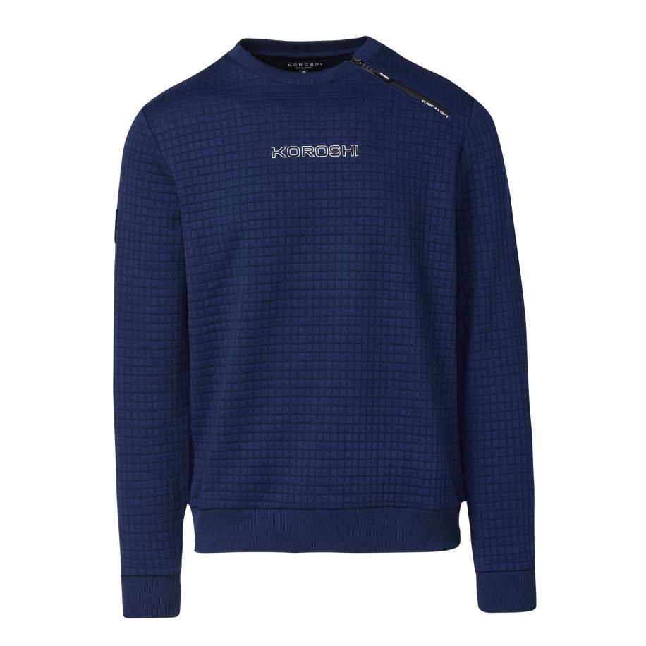 KOROSHI Trui navy / wit Blauw