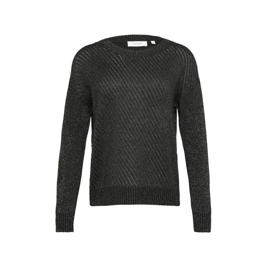 comma casual identity comma casual identity Trui zwart / zilver -