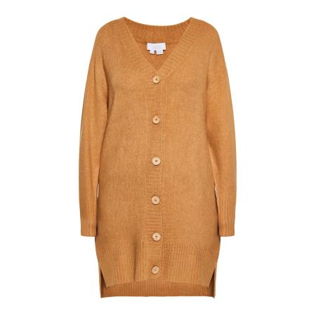 Usha usha WHITE LABEL Gebreid vest camel