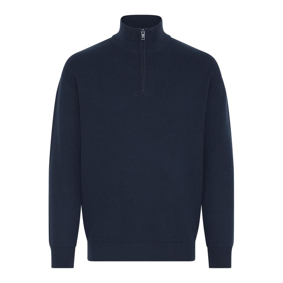!Solid Trui SDFinnet navy Blauw
