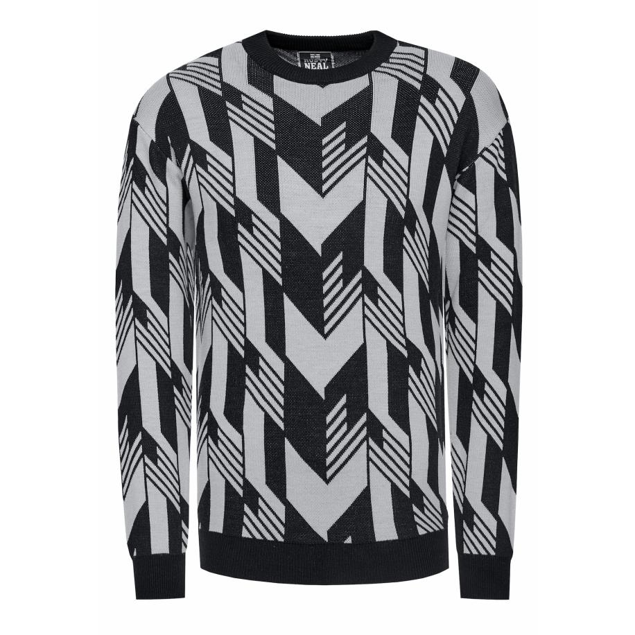 Rusty Neal Rusty Neal Trui grijs / zwart -