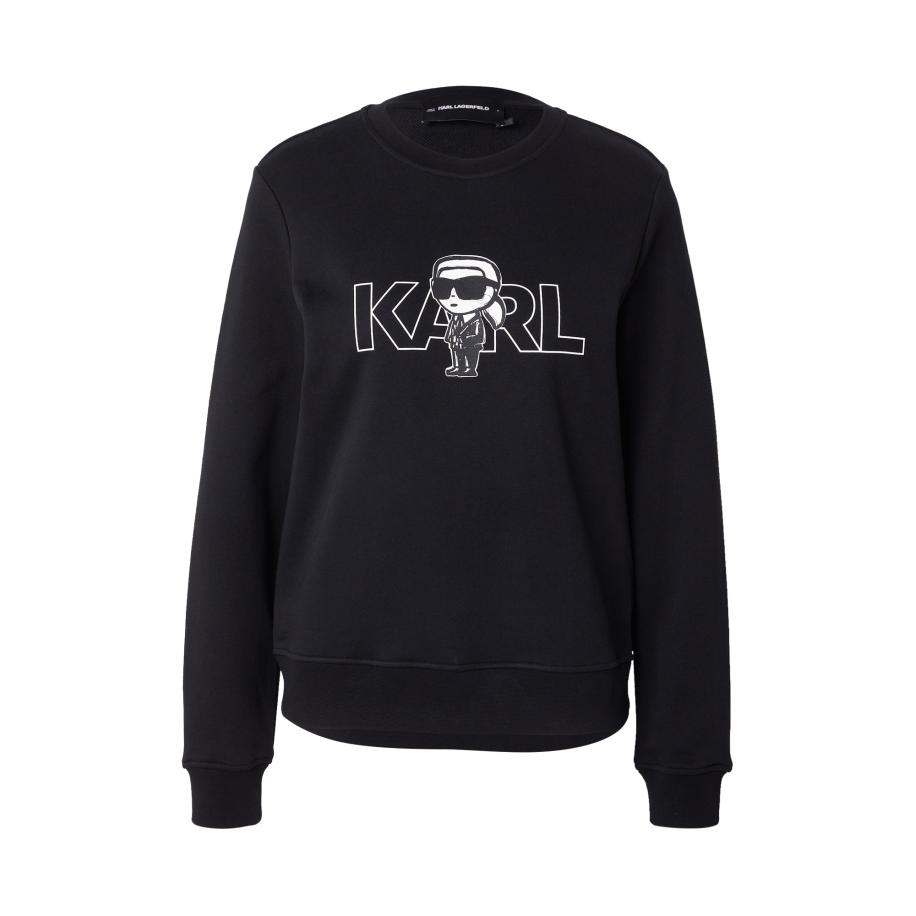 Karl Lagerfeld Karl Lagerfeld Sweatshirt zwart / wit -