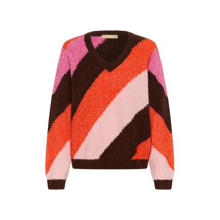 Culture CULTURE Trui bruin / oranje / pink / rosa