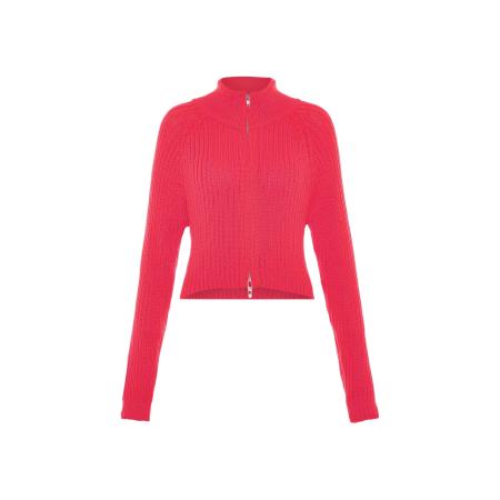 Libbi Libbi Gebreid vest pink