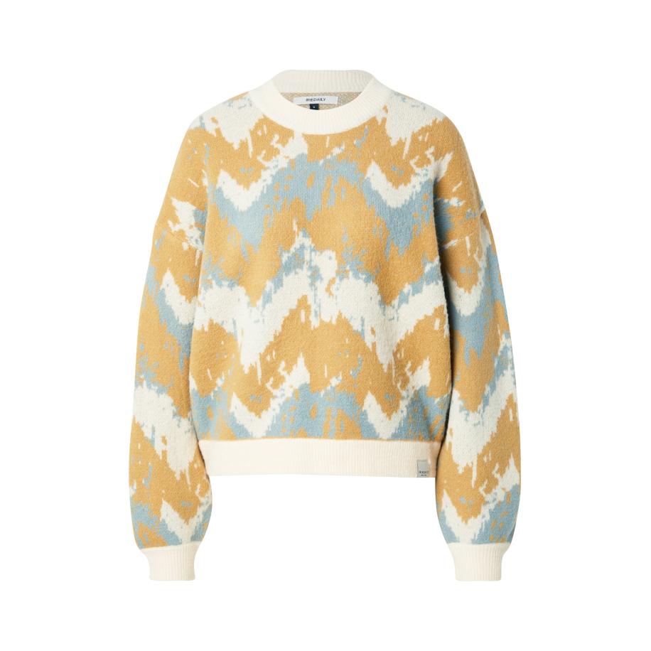 Iriedaily Iriedaily Trui beige / lichtblauw / honing -