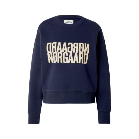 MADS NORGAARD COPENHAGEN MADS NORGAARD COPENHAGEN Sweatshirt Tilvina donkerblauw / lichtgeel