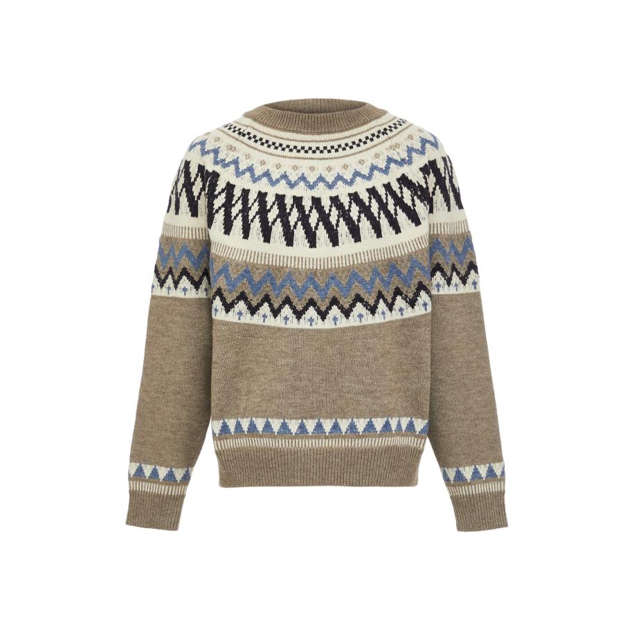 Jalene Jalene Trui beige / smoky blue / taupe / antraciet -