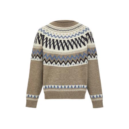 Jalene Jalene Trui beige / smoky blue / taupe / antraciet