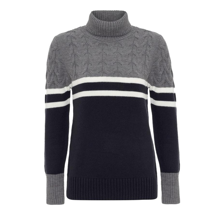 Jacey Quinn Jacey Quinn Trui donkergrijs / zwart / wit -