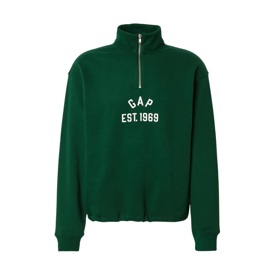 GAP GAP Sweatshirt smaragd / spar / wit -