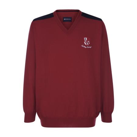 BABISTA Trui V-halsrood, Effen