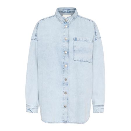 My Essential Wardrobe My Essential Wardrobe Blouse MaloMW blauw denim