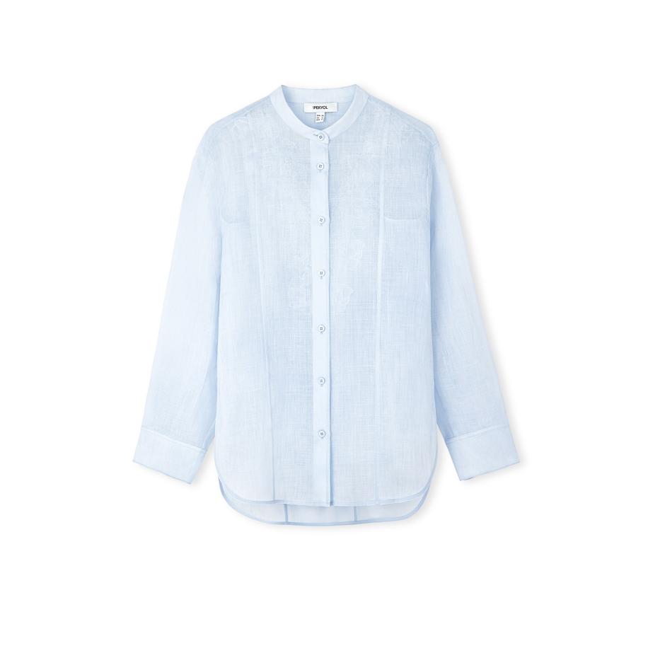 Ipekyol Ipekyol Blouse lichtblauw -