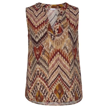 Lascana LASCANA Blouse beige / bruin / roestbruin / mosterd