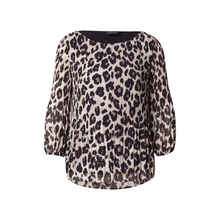 s.Oliver BLACK LABEL Blouse lichtgrijs / zwart Grijs