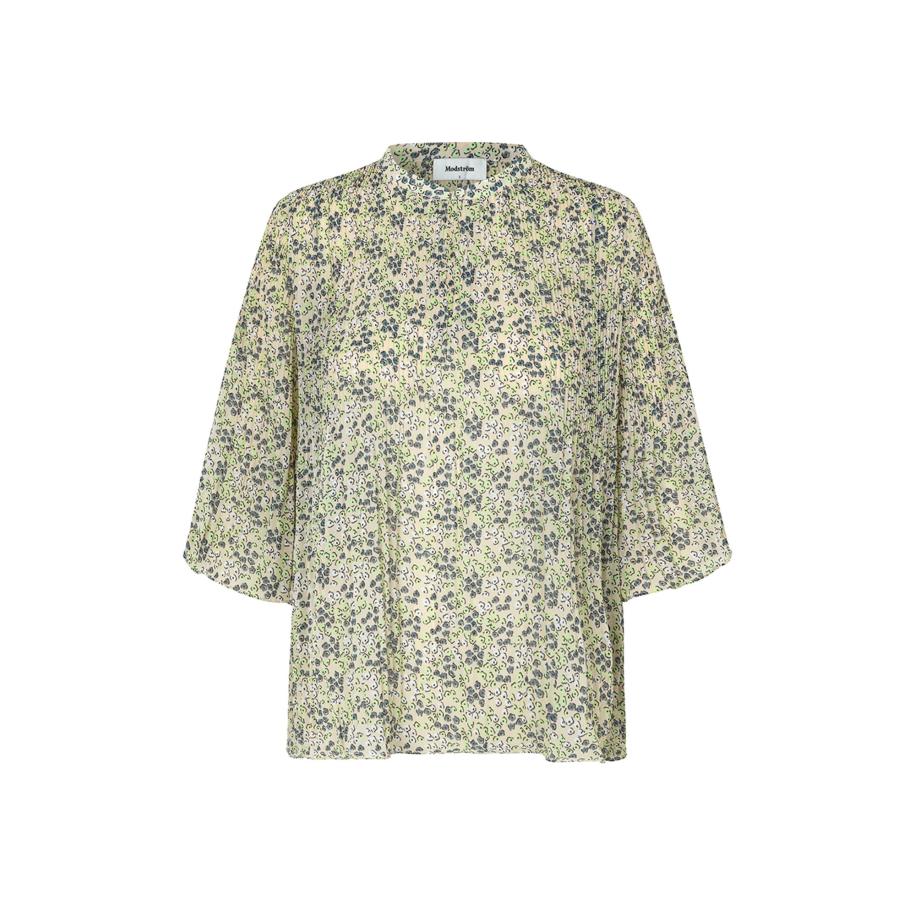 Modström modström Blouse Denali beige / blauw / lichtgroen / zwart -