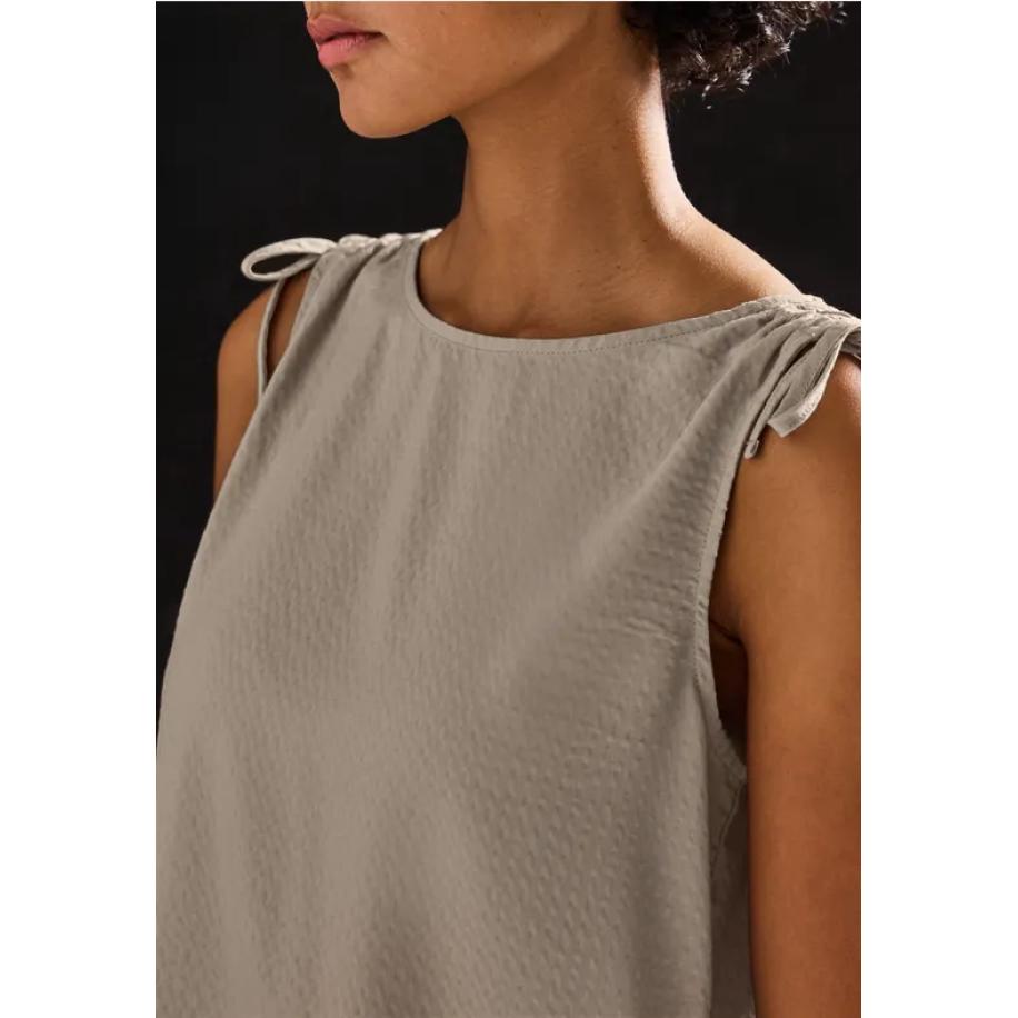 Street One Seersucker blouse top Bruin