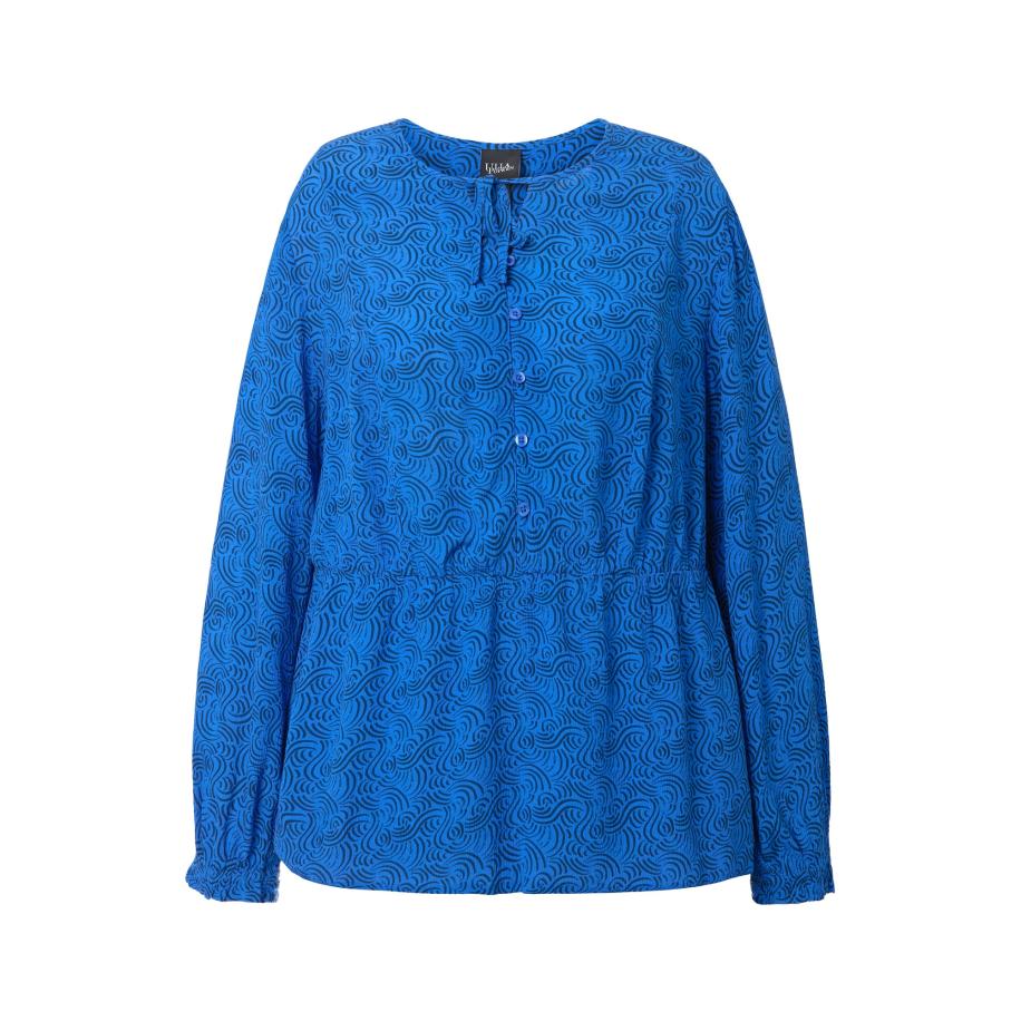 Ulla Popken Ulla Popken Blouse blauw / donkerblauw -