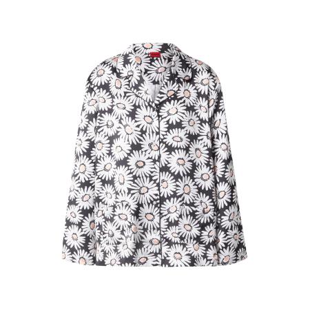 Hugo Boss HUGO Blouse Casmera-1 zwart / wit