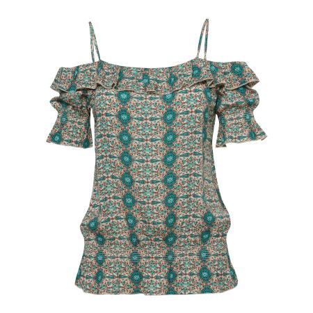 KOROSHI KOROSHI Blouse gemengde kleuren