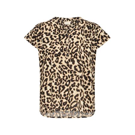 Fransa Fransa Blouse FREASE cappuccino / mokka / zwart